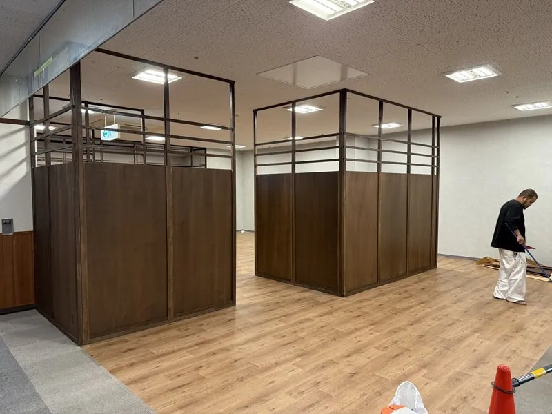 木製パーテーション