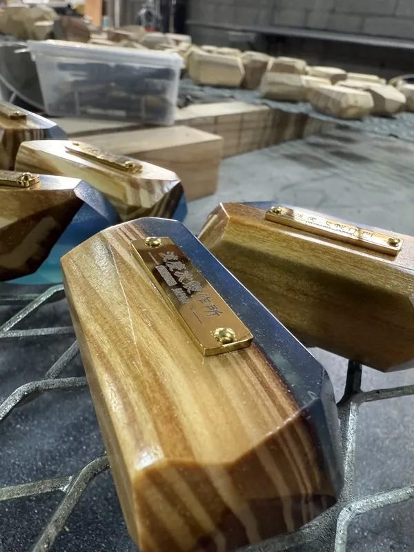 多面体オブジェ・ウッドストーン